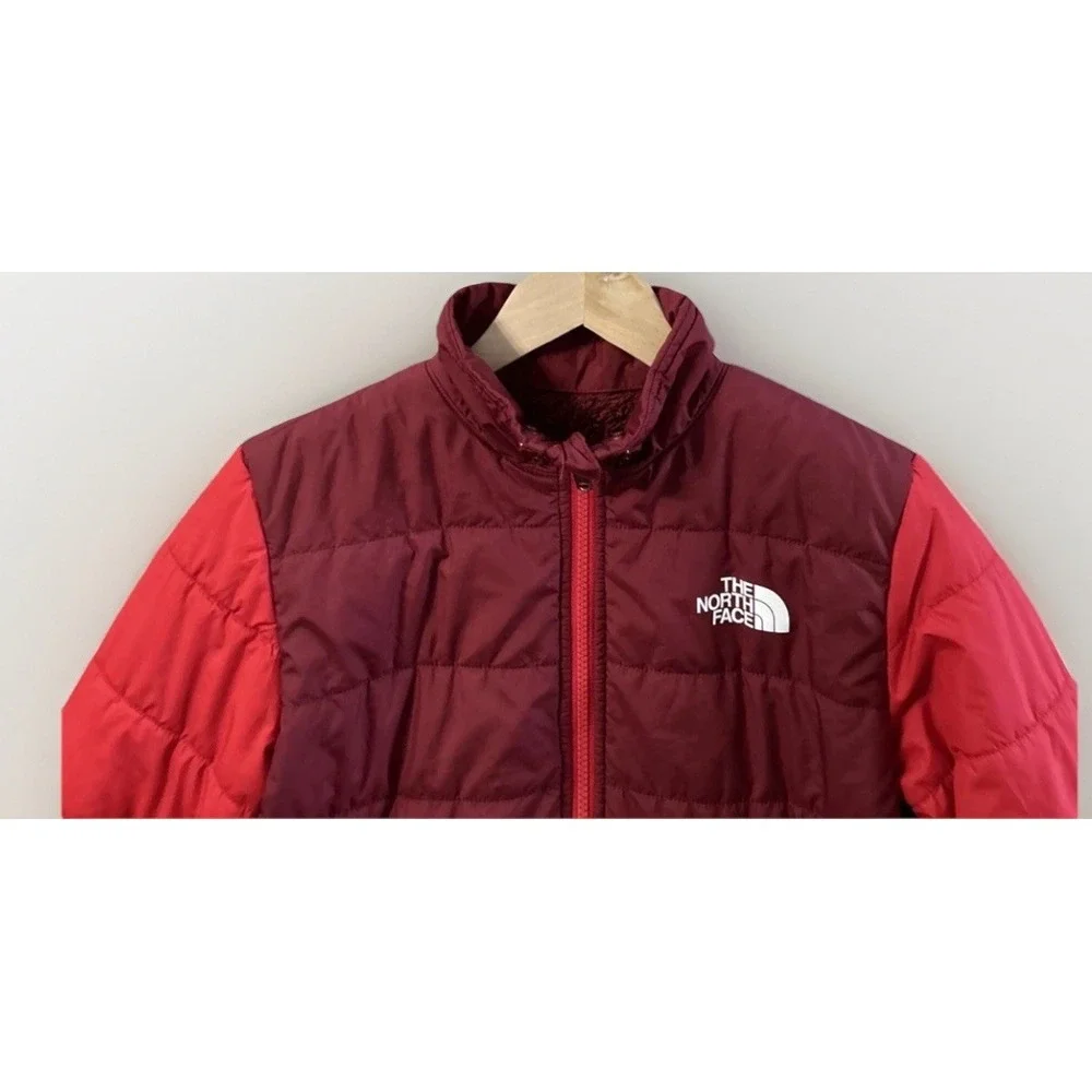 The‎ North Face Jacket Mount Chimbo Reversible Full Zip Red Sz Medium 10